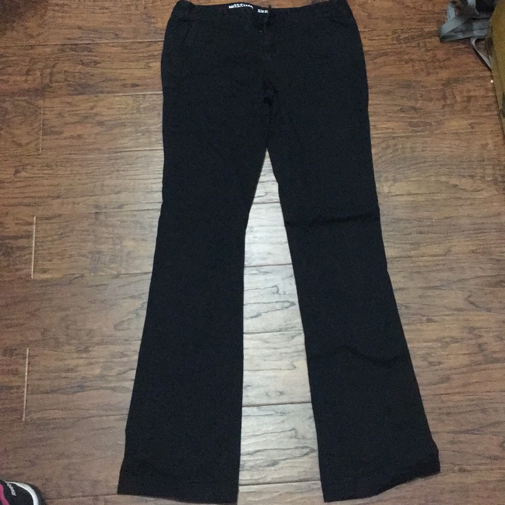 Black slacks